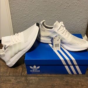 White Swift Run Adidas shoes